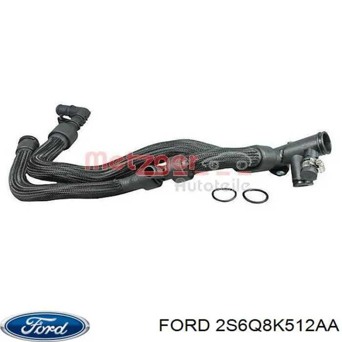 Шланг/патрубок водяного насосу, приймальний Ford 2S6Q8K512AA ціна, від 46.85 USD