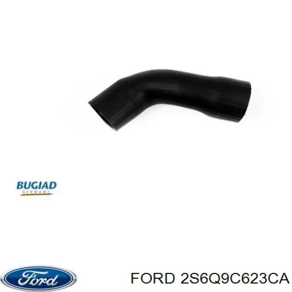 Патрубок повітряний, вихід з турбіни (наддув) Ford 2S6Q9C623CA ціна, від 8.00 USD