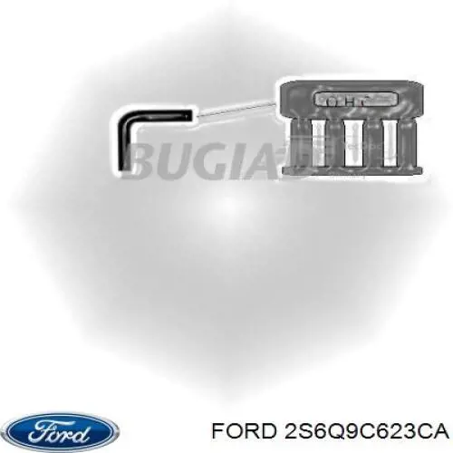 Купити 2S6Q9C623CA Ford Патрубок повітряний, вихід з турбіни (наддув)