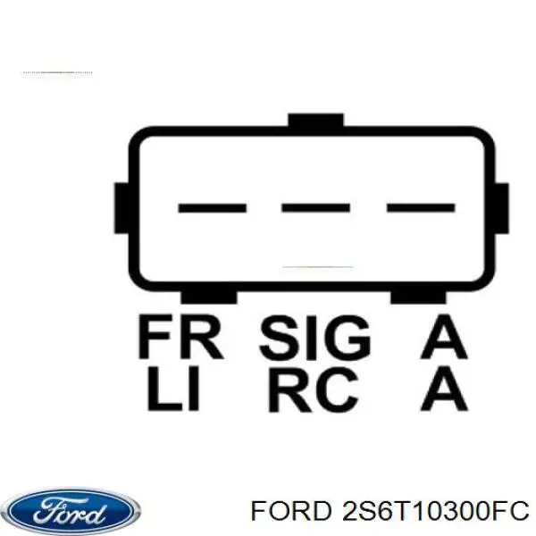 Генератор автомобільний Ford 2S6T10300FC