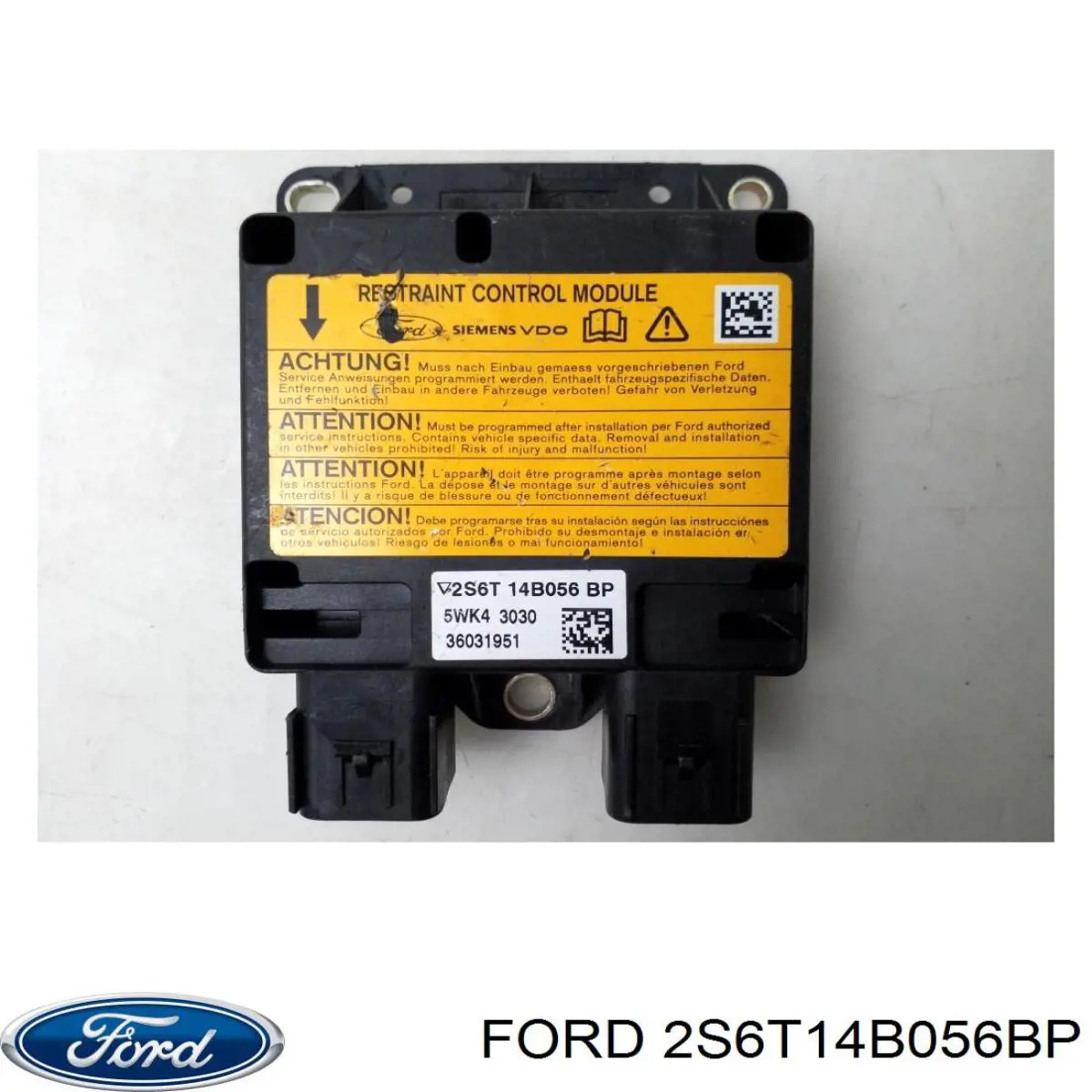 Купити 2S6T14B056BP Ford Модуль-процесор керування подушки безпеки