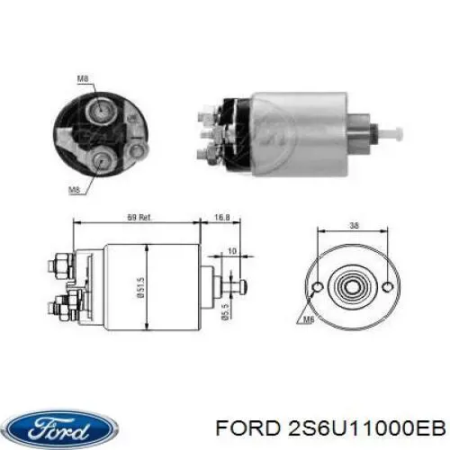 Купити 2S6U11000EB Ford Стартер