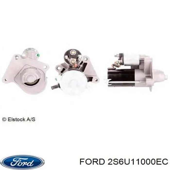 Стартер 2S6U11000EC Ford