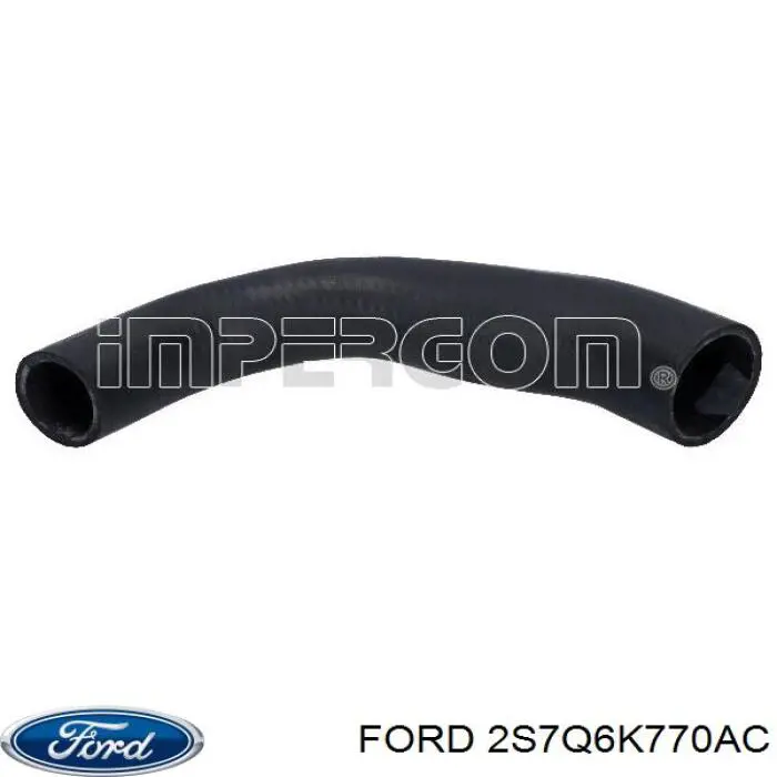 Шланг/патрубок інтеркуллера Ford 2S7Q6K770AC