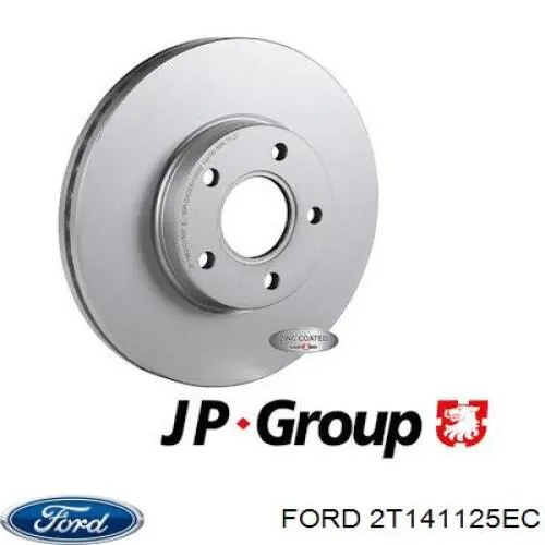 Диск переднього гальма Ford 2T141125EC ціна, від 42.99 USD