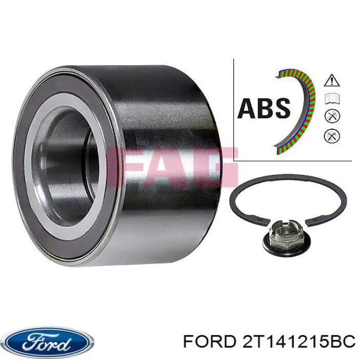 Підшипник маточини передньої 2T141215BC Ford