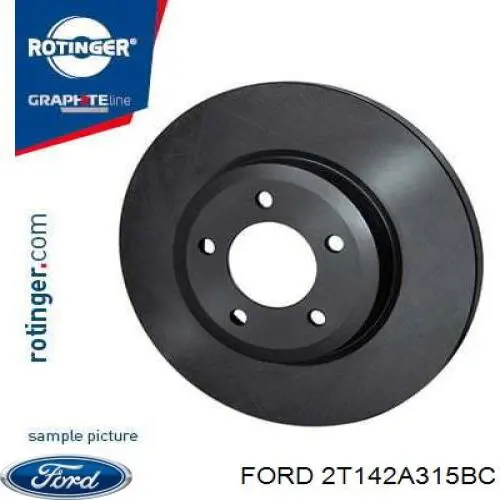 Задні дискові гальма Ford 2T142A315BC ціна, від 32.38 USD