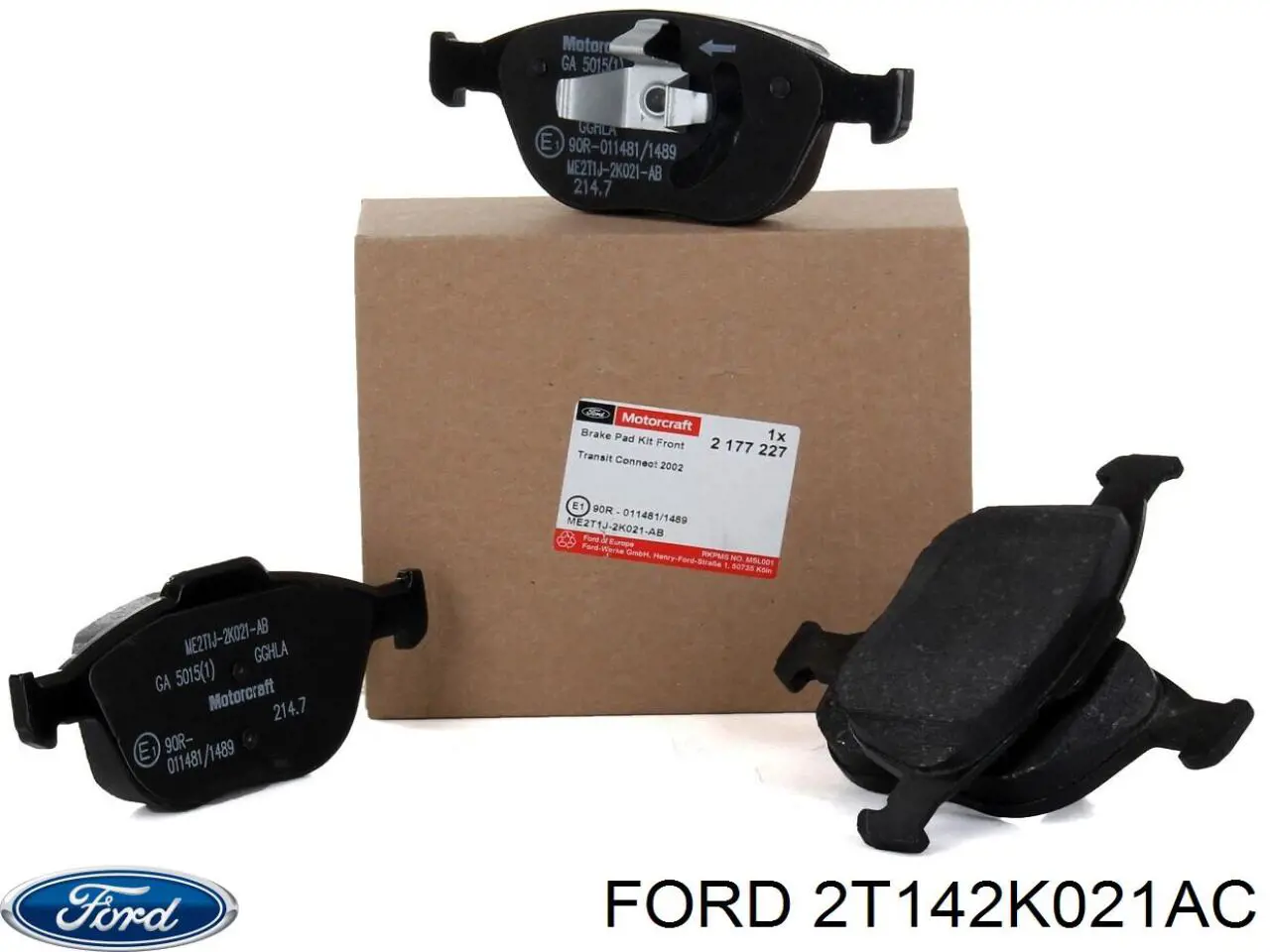 2T142K021AC Ford Передні гальмівні колодки