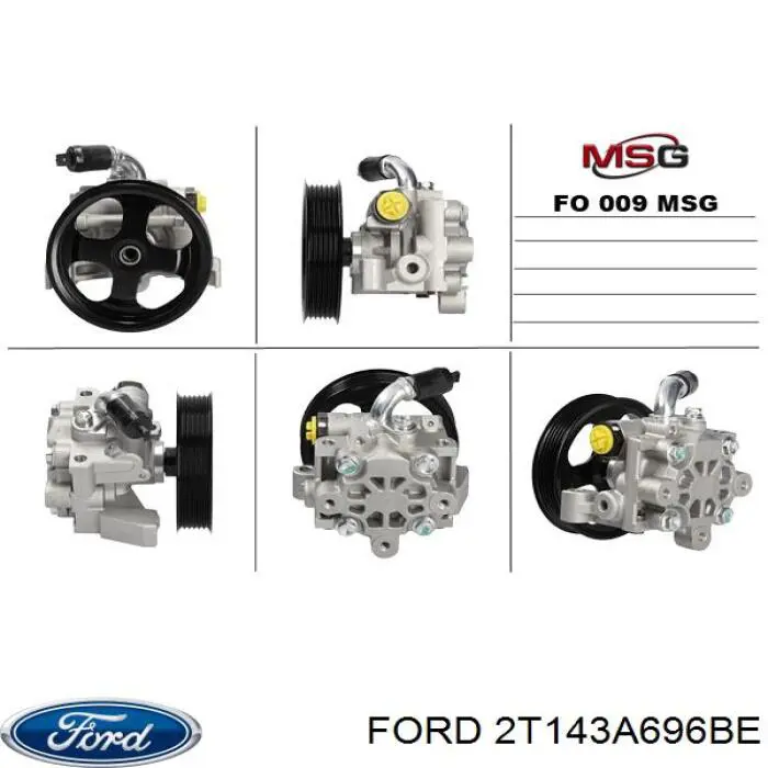 2T143A696BE Ford Насос гідропідсилювача