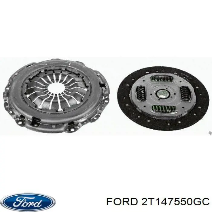 Комплект зчеплення (3 частини) 2T147550GC Ford