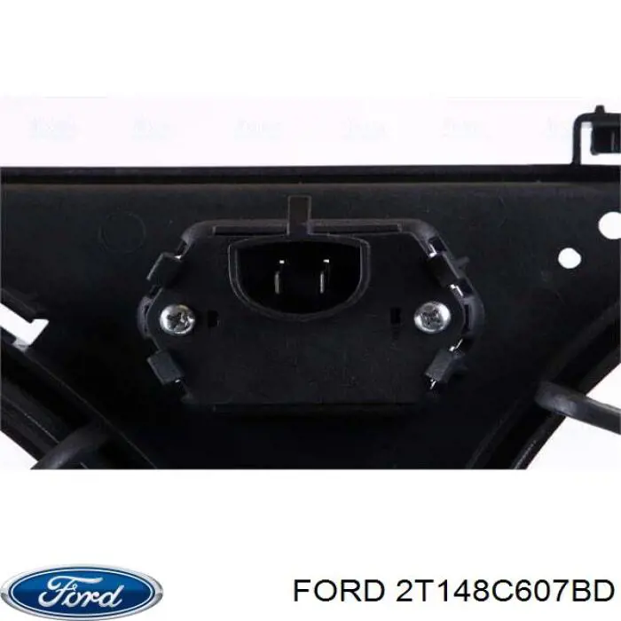 Дифузор радіатора охолодження, в зборі з двигуном і крильчаткою Ford 2T148C607BD ціна, від 76.80 USD