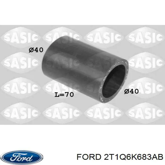Купити 2T1Q6K683AB Ford Шланг/патрубок интеркуллера