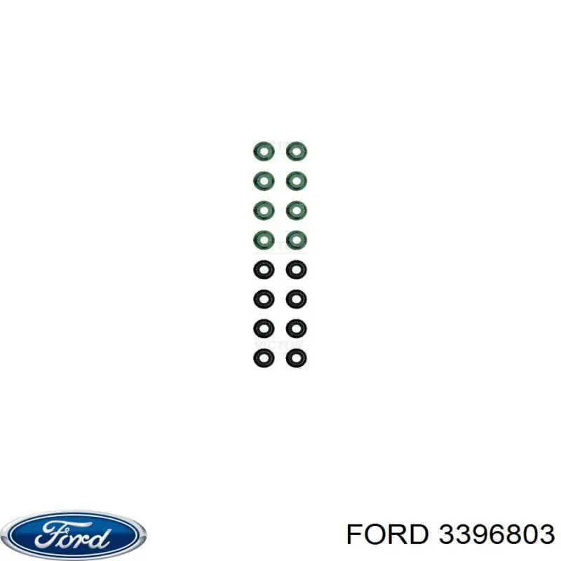 3396803 Ford Сальник клапана (маслоз'йомного), впускного