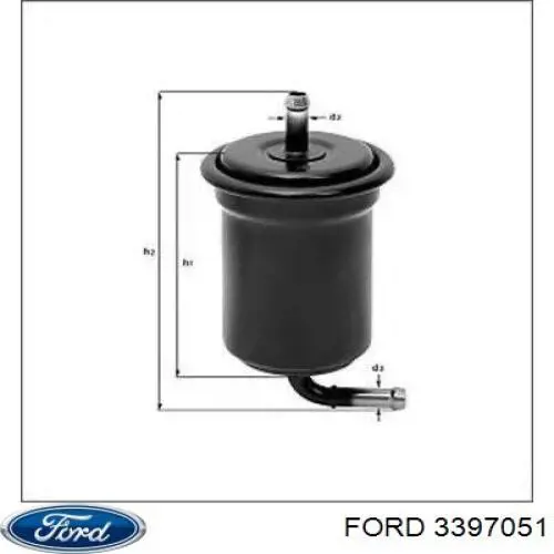 Купити 3397051 Ford Фільтр-відстійник палива грубої очистки