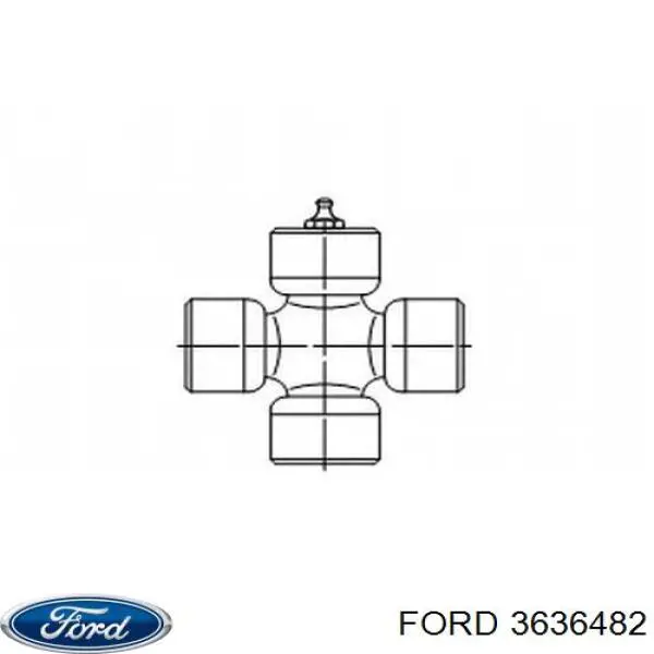 Купити 3636482 Ford Хрестовина карданного валу