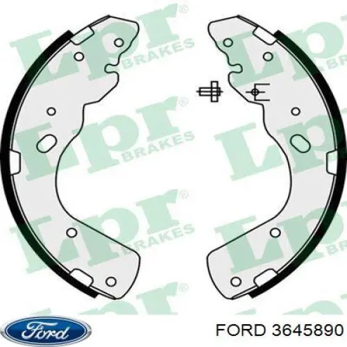 Купити 3645890 Ford Колодки гальмові задні, барабанні