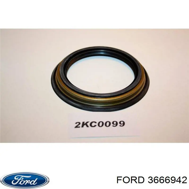 Комплект підшипник маточини передньої Ford 3666942 ціна, від 33.04 USD