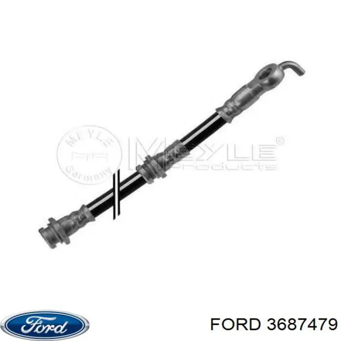 Шланг гальмівний передній Ford 3687479 ціна, від 6.47 USD