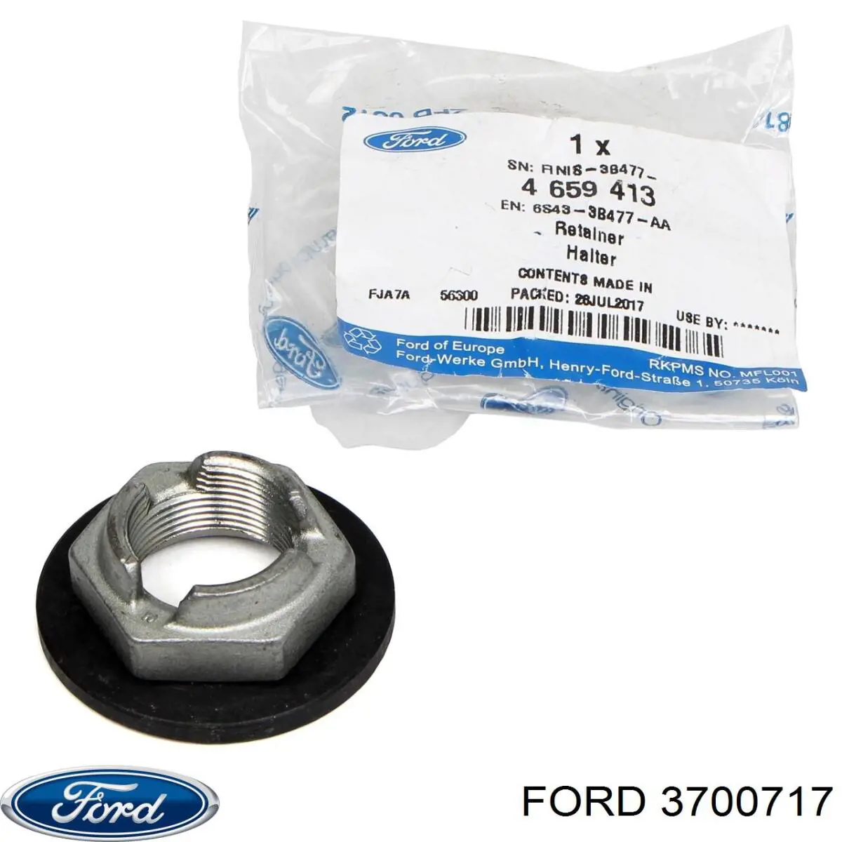 Гайка маточини передньої 3700717 Ford