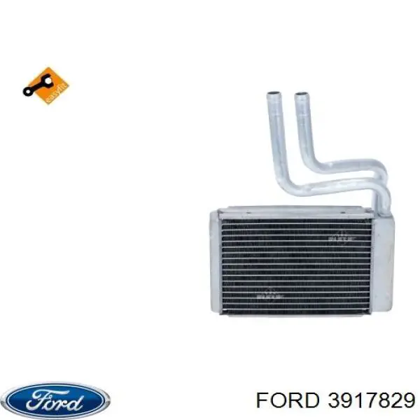 3917829 Ford Радіатор опалювача салону