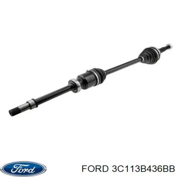 Купити 3C113B436BB Ford Піввісь права