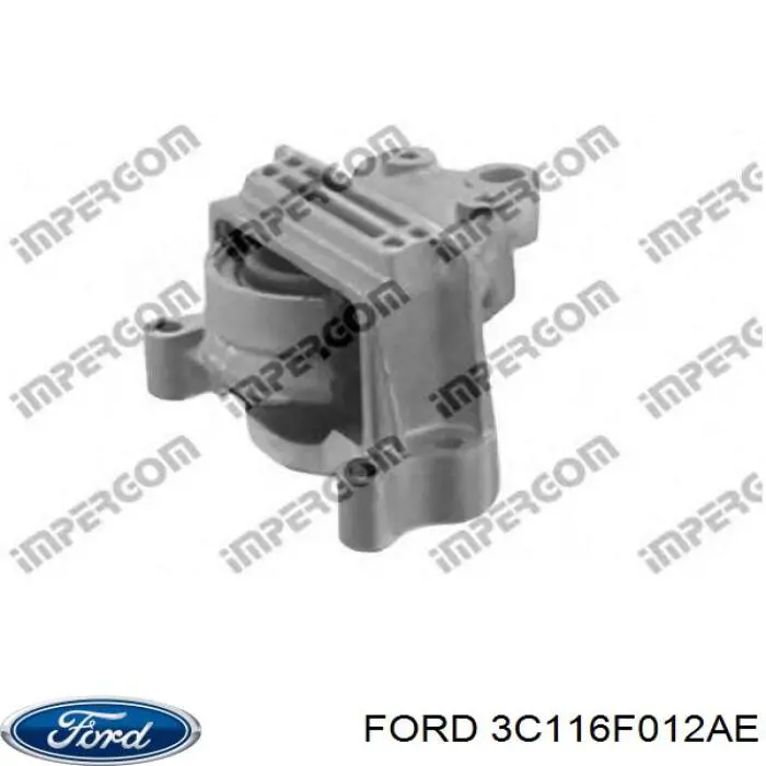 Купити 3C116F012AE Ford Подушка (опора) двигуна, права