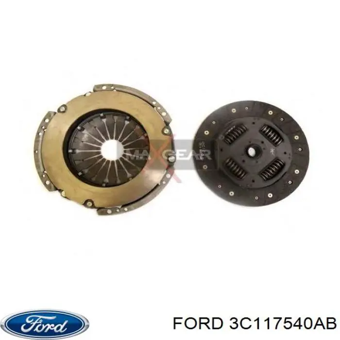 3C117540AB Ford комплект зчеплення (3 частини)