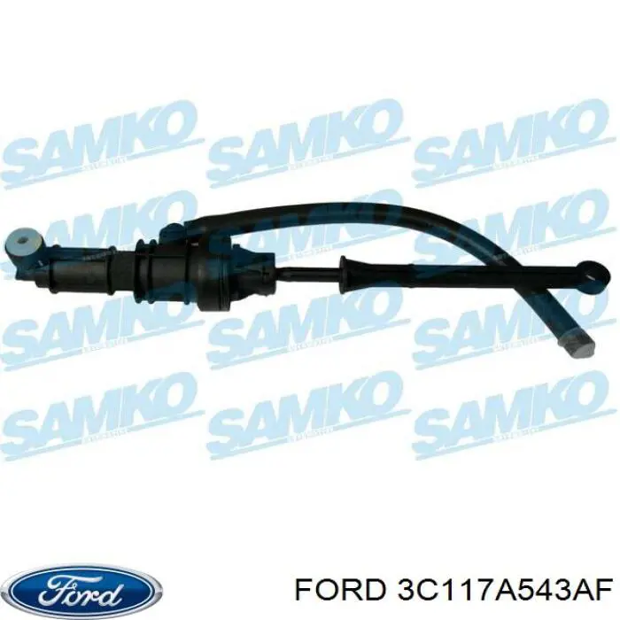 Купити 3C117A543AF Ford Головний циліндр зчеплення