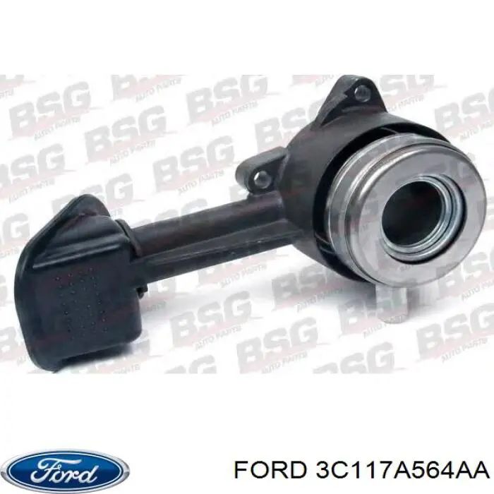 Купити 3C117A564AA Ford Робочий циліндр зчеплення в зборі з витискним підшипником