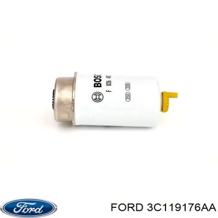 Фільтр тонкого очищення палива Ford 3C119176AA ціна, від 18.11 USD