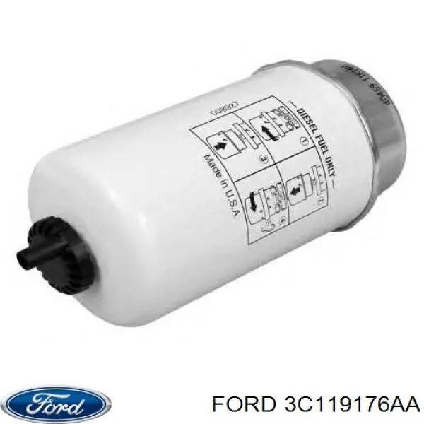 Купити 3C119176AA Ford Фільтр-відстійник палива грубої очистки