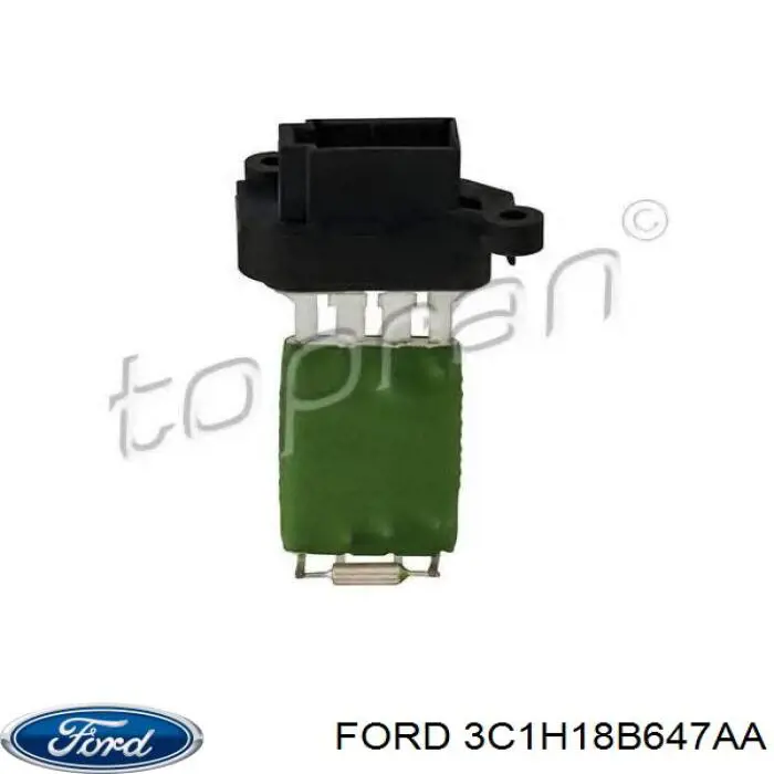 Резистор обігрівача Ford 3C1H18B647AA ціна, від 8.92 USD