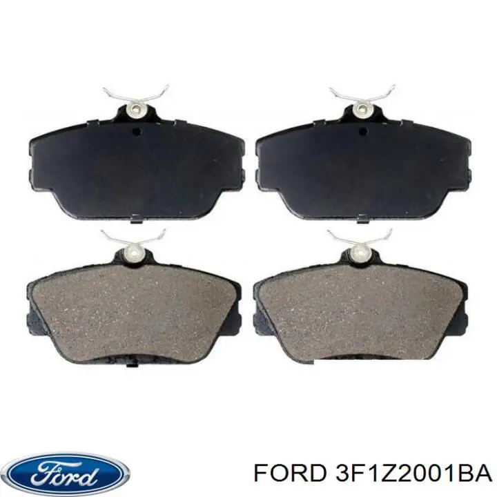 Гальмівні колодки Ford 4F1Z2001AA ціна, від 44.17 USD