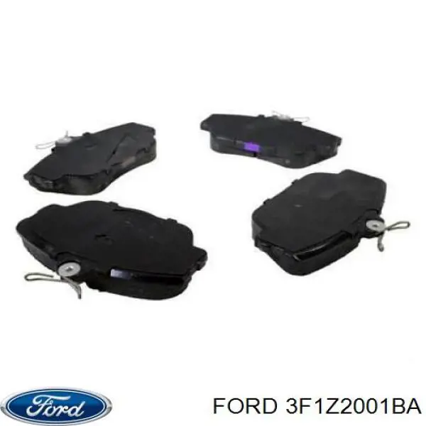 Купити 4F1Z2001AA Ford Колодки гальмівні передні, дискові