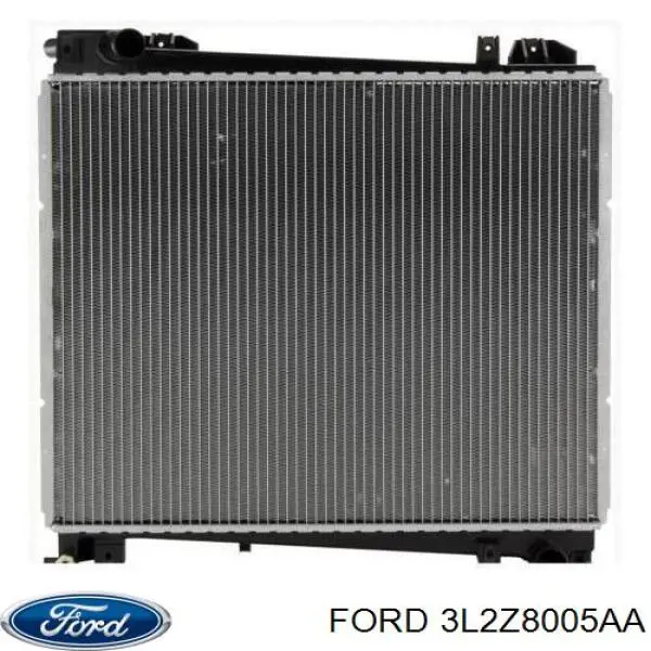 3L2Z8005AA Ford радіатор охолодження двигуна