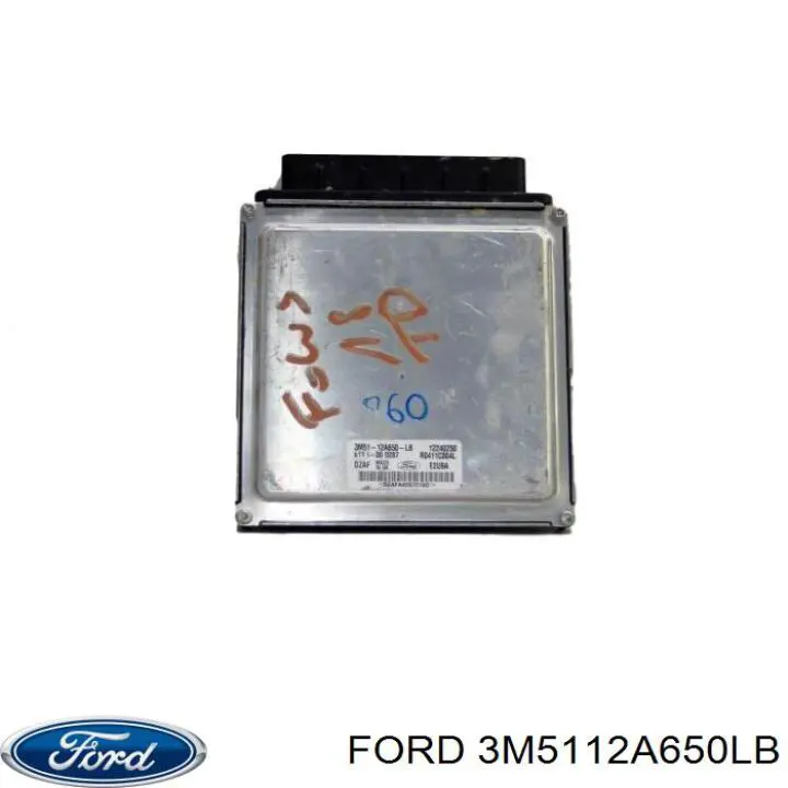 Електронний блок керування двигуном 3M5112A650LB Ford