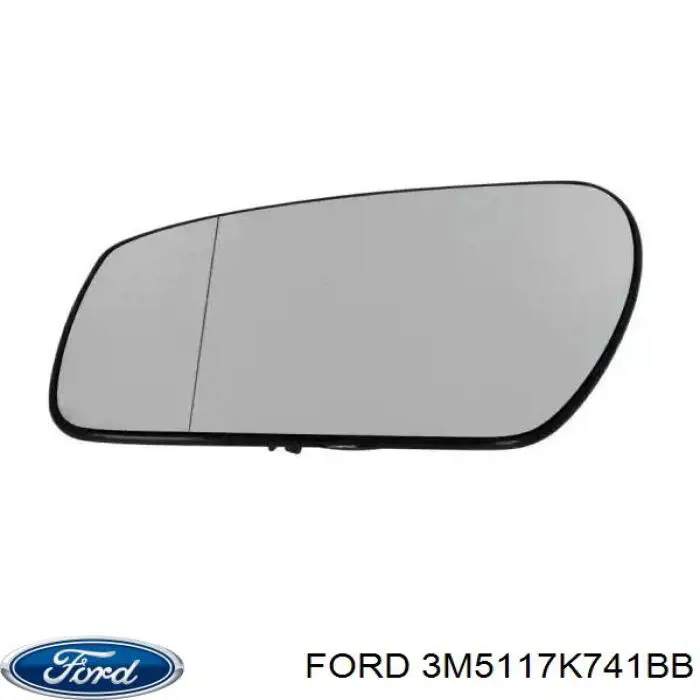 3M5117K741BB Ford Дзеркальний елемент лівий