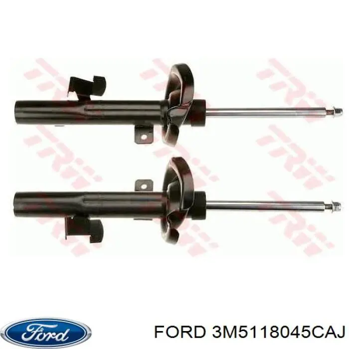 Амортизатор передній, правий 3M5118045CAJ Ford