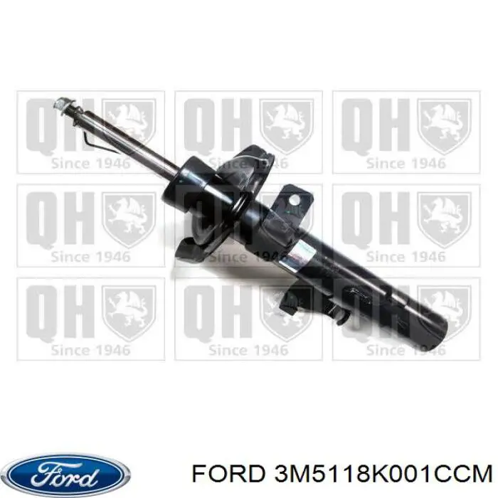Амортизатор передньої підвіски, лівий Ford 3M5118K001CCM ціна, від 51.13 USD