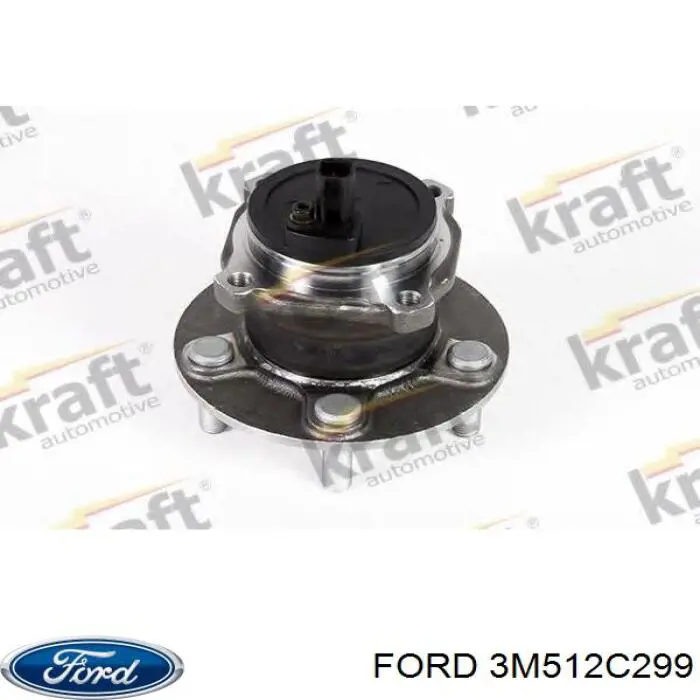 Задня маточина 3M512C299 Ford