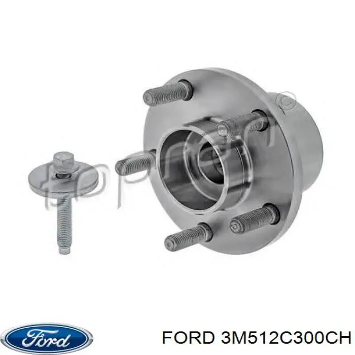 Передня маточина 3M512C300CH Ford