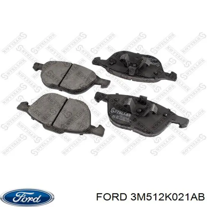 Купити 3M512K021AB Ford Колодки гальмівні передні, дискові
