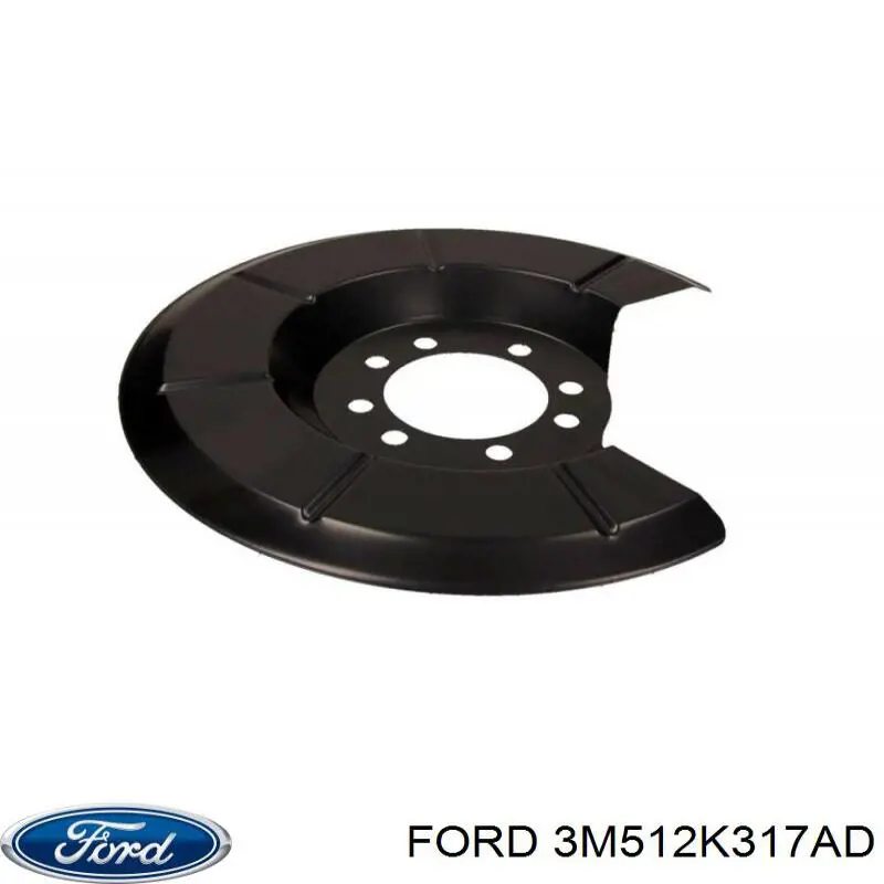 Захисний кожух гальмівного диска, заднього Ford 3M512K317AD ціна, від 12.96 USD