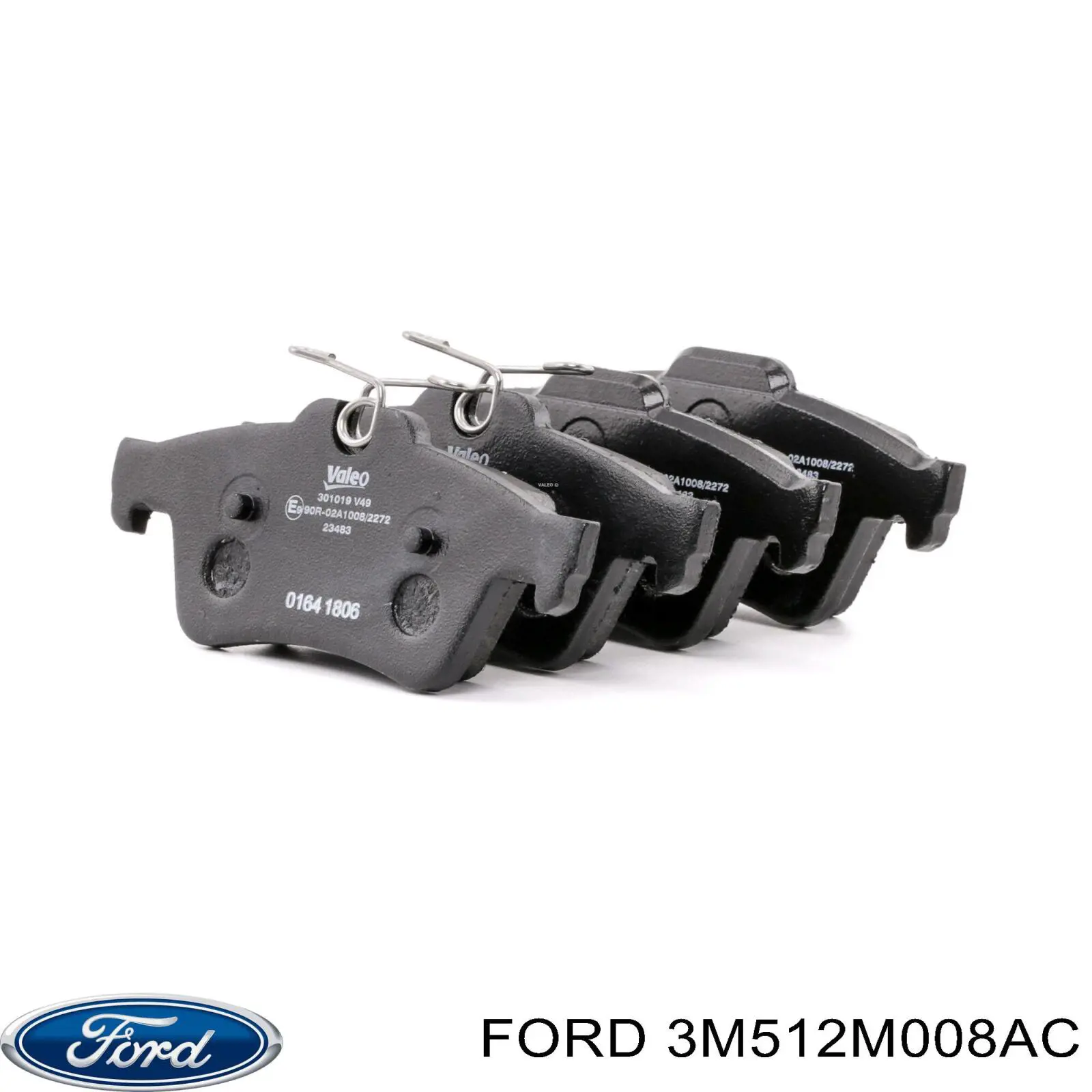 Задні гальмівні колодки Ford 3M512M008AC ціна, від 20.80 USD
