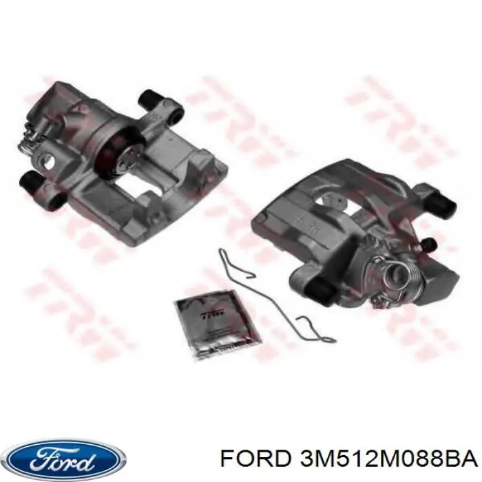 Супорт гальмівний задній правий Ford 3M512M088BA ціна, від 51.41 USD