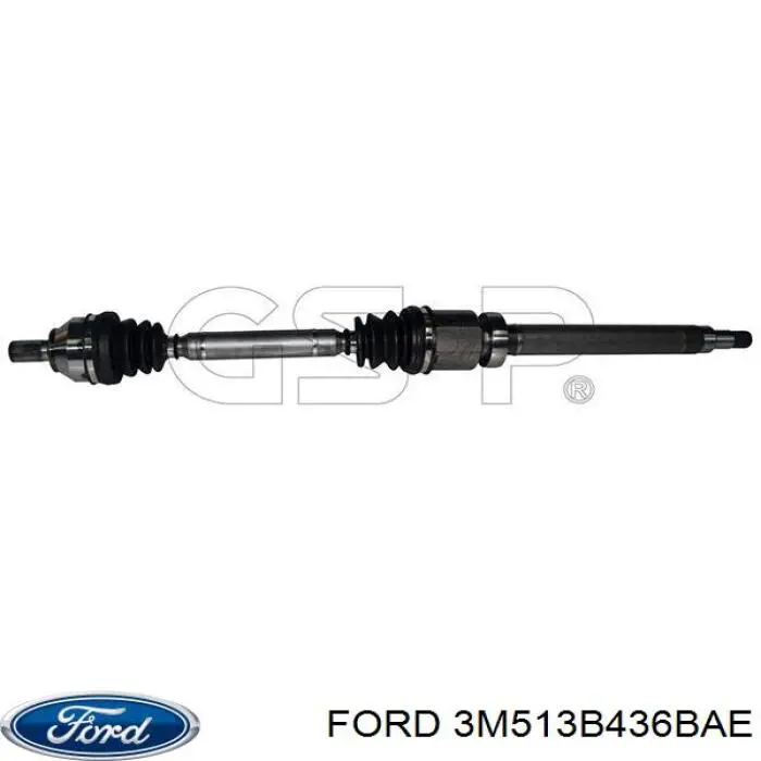 3M513B436BAE Ford Привід передній правий