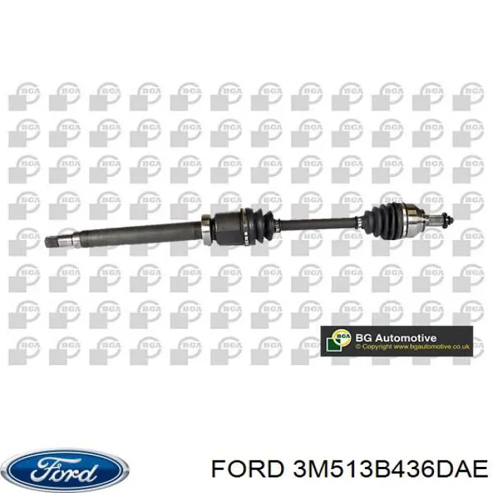 3M513B436DAE Ford Привід передній правий