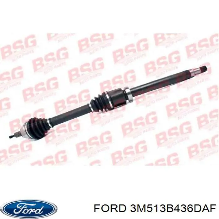 Купити 3M513B436DAF Ford Піввісь права