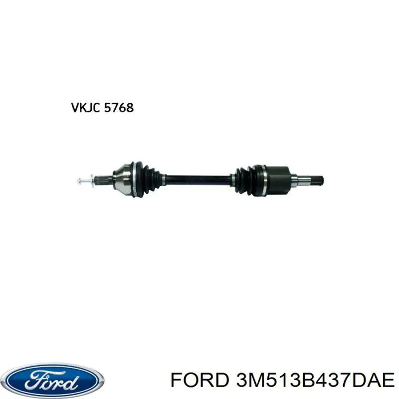 Привід передній лівий Ford 3M513B437DAE ціна, від 53.99 USD