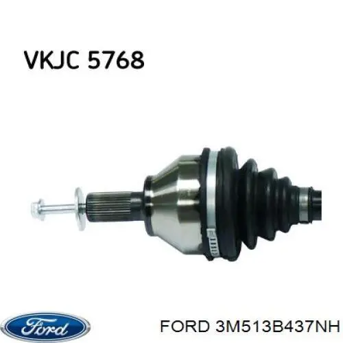 Ліва піввісь 8603251 Volvo